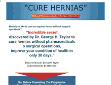 Tablet Screenshot of cure.inguinal-hernia.org